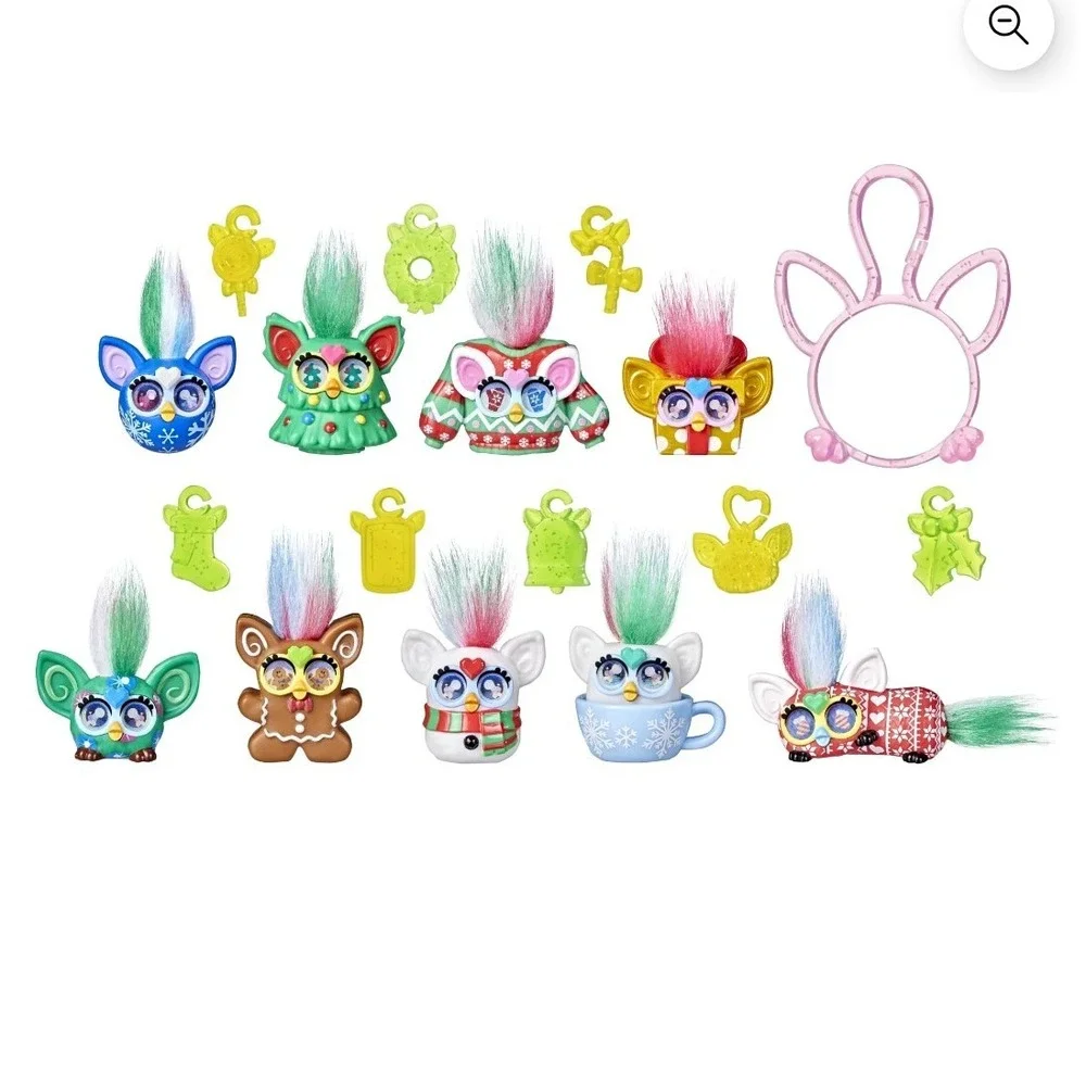 Furby Minis Keychain figures  24 Days Holiday‎ Toys Figures Stickers Kids 6+